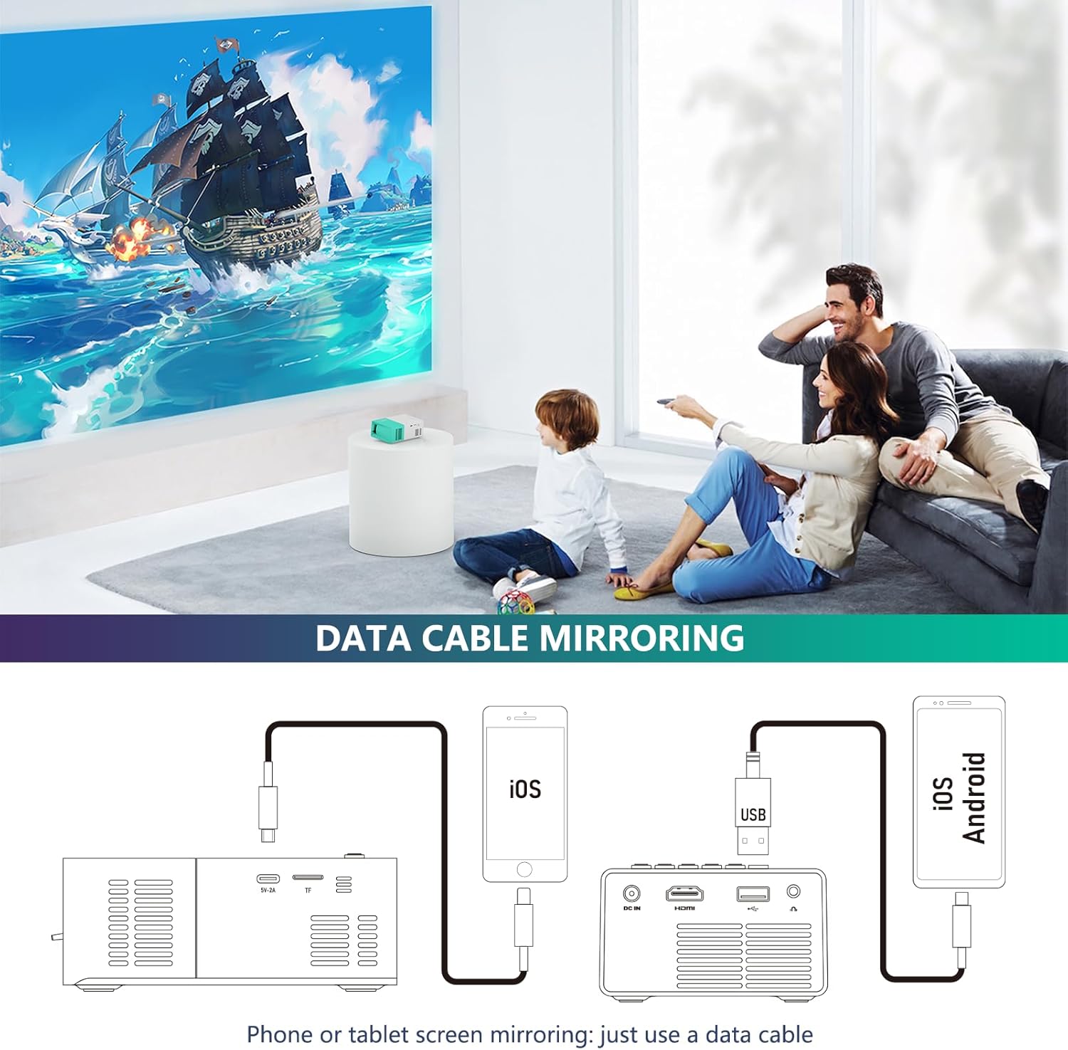 Portable Mini Projector