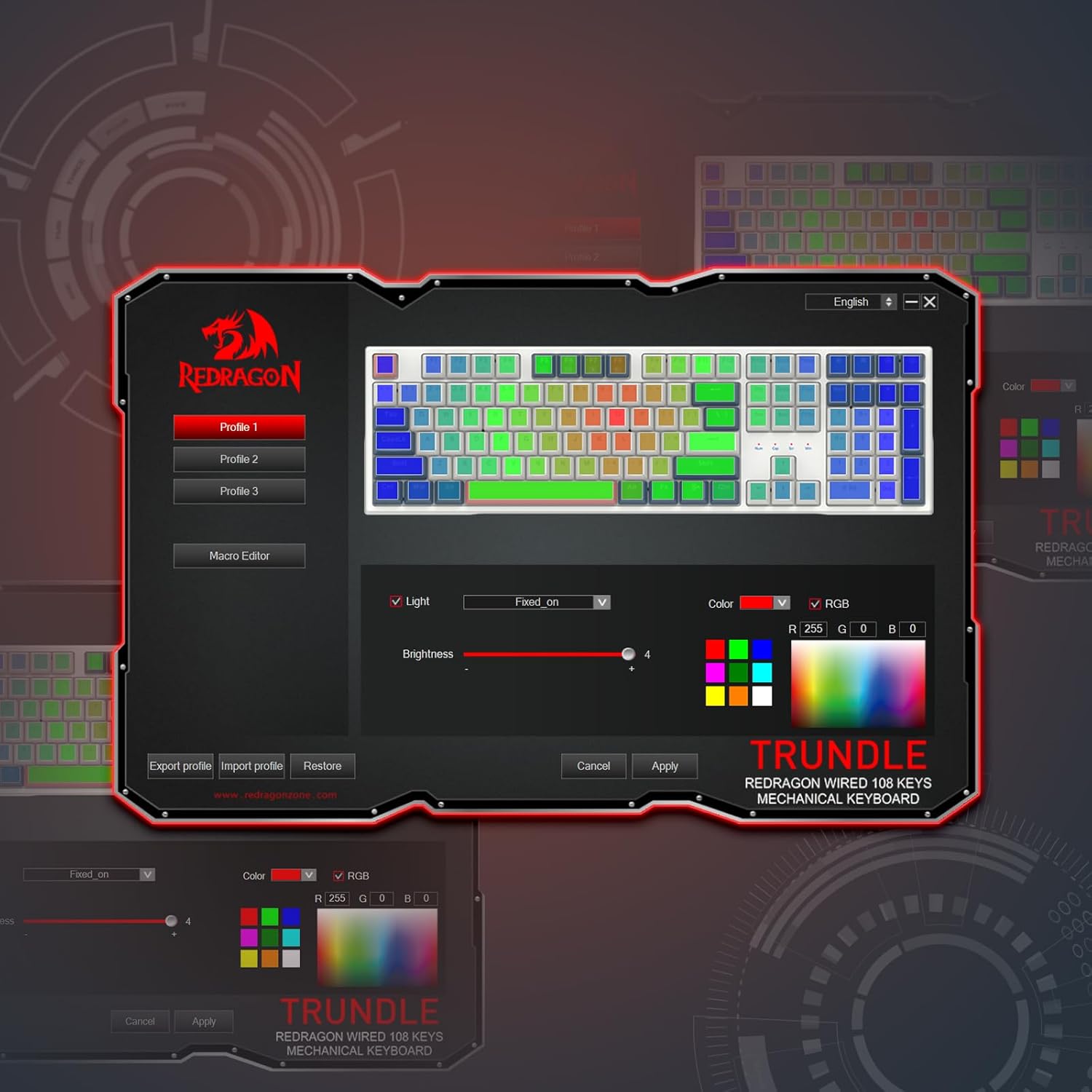 K668 RGB Gaming Keyboard