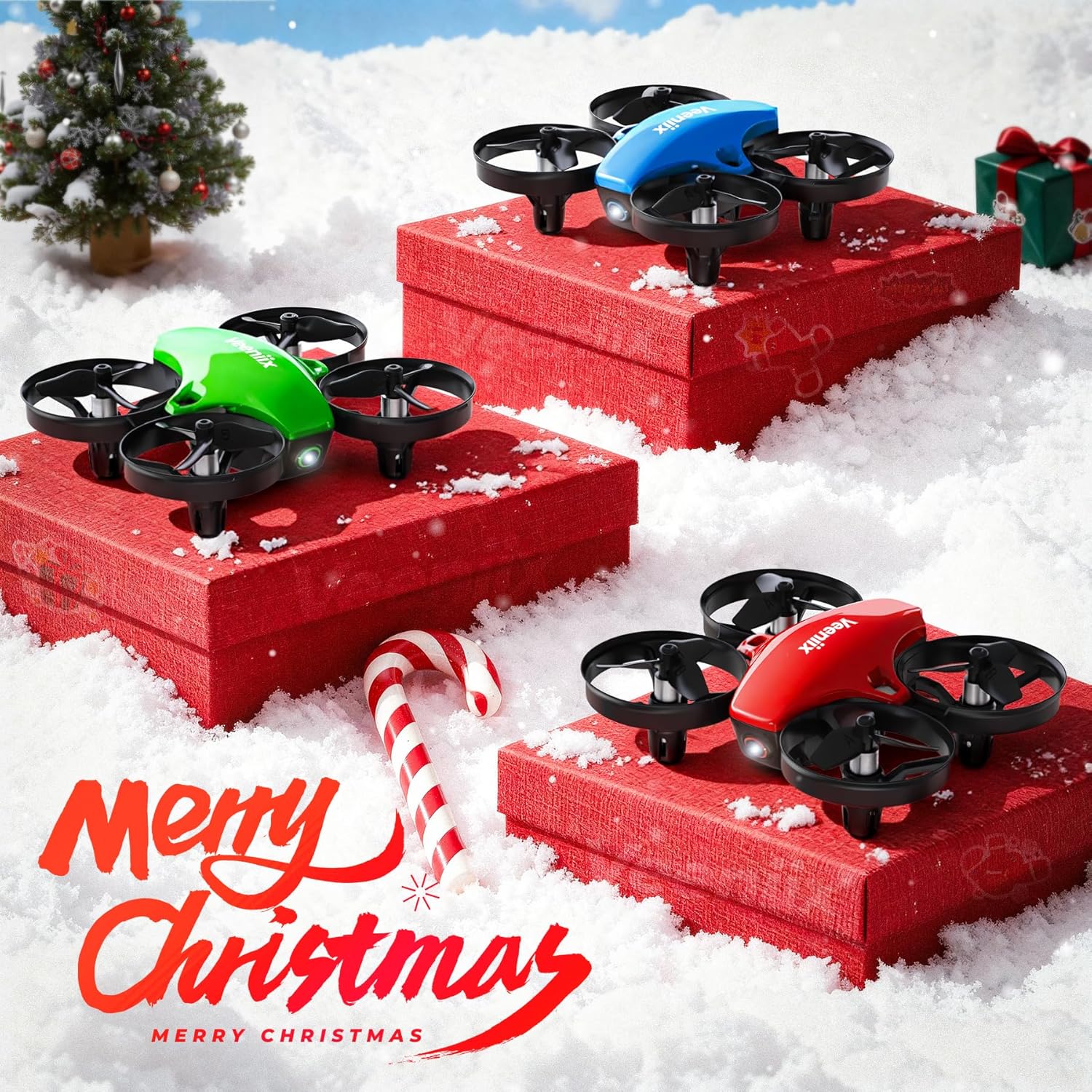 Red Mini RC Drone